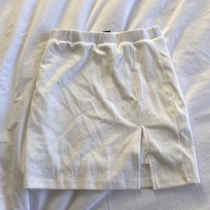 Shein white skirt
